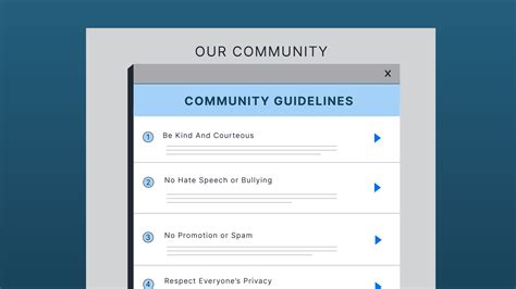 COMMUNITY GUIDELINES .